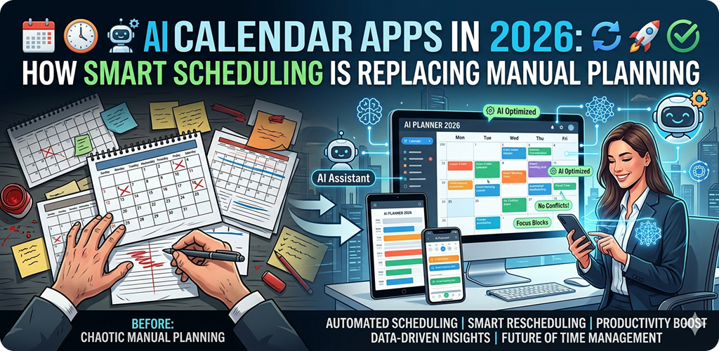 AI Calendar Apps in 2026: How Smart Scheduling Is Replacing Manual Planning