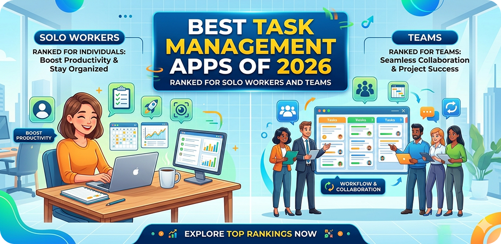 Best Task Management Apps of 2026: Ranked for Solo Workers and Teams