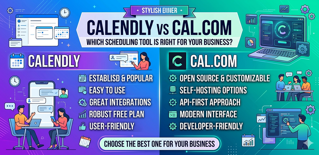 Calendly vs Cal.com: 9 Powerful Reasons One Scheduling Tool Is Better for Your Business