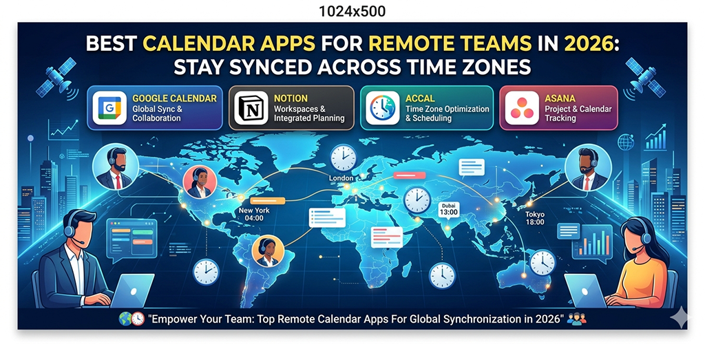 Best Calendar Apps for Remote Teams in 2026: Stay Synced Across Time Zones