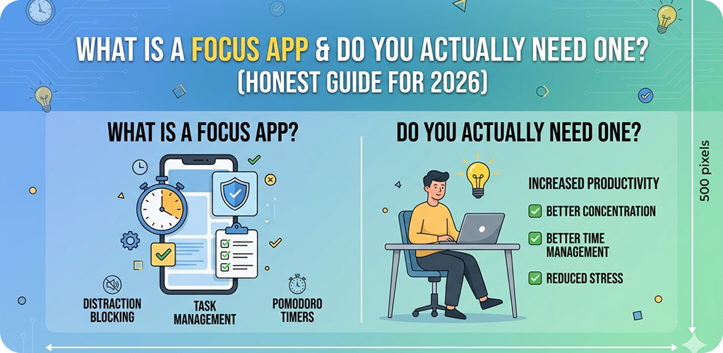 What Is a Focus App and Do You Actually Need One? (Honest Guide for 2026)