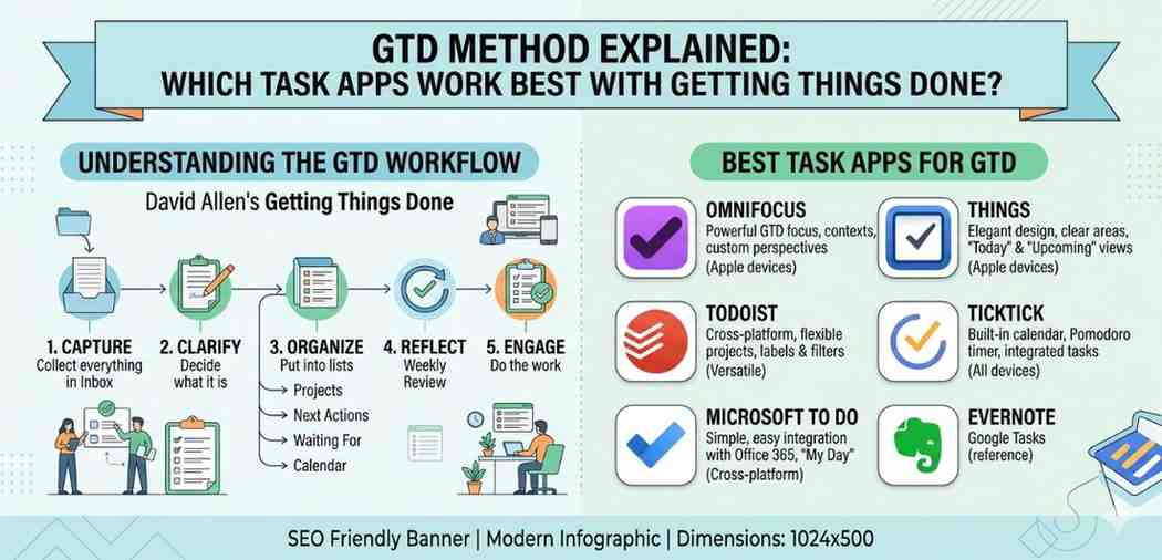 GTD Method Explained: Which Task Apps Work Best With Getting Things Done?