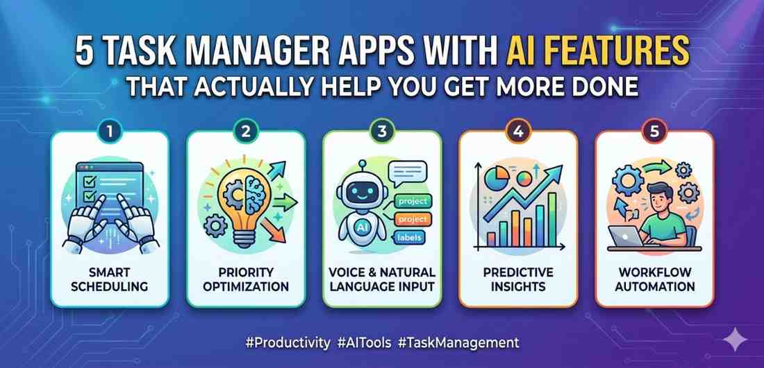 5 Task Manager Apps With AI Features That Actually Help You Get More Done