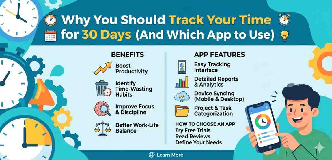 Why You Should Track Your Time for 30 Days (And Which App to Use)